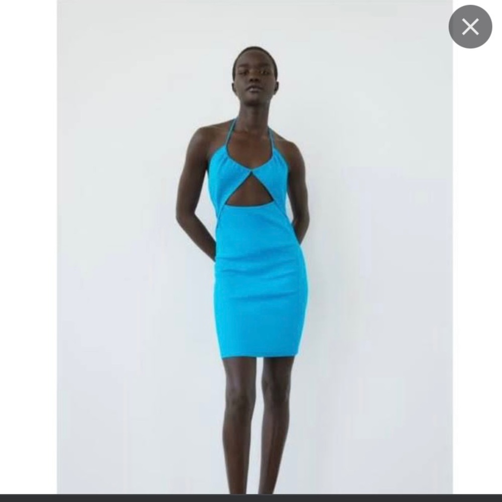 NWT blue Zara mini dress